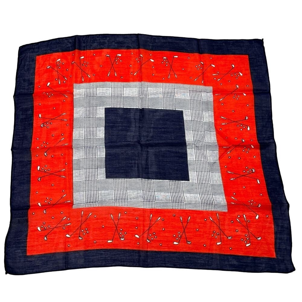 Andante rayon/cotton golf‎ scarf